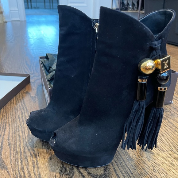Louis Vuitton unique ankle boot 11 cm size 39.5 - Picture 4 of 9